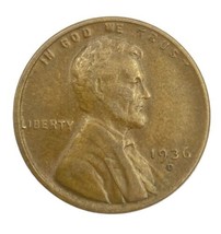 1936 D Lincoln Wheat Cent - £0.92 GBP