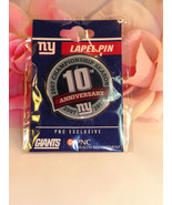 NFL NY Giants 10 th Anniversary Lapel Pin PNC Exclusive 2007 Championshi... - $15.99