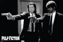 Pulp Fiction Poster John Travolta Samuel L Jackson - $5.45
