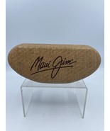 Maui Jim Hard Case Sunglasses Tan Basket Weave 6.5&quot;  Large - £13.01 GBP