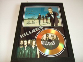 THE KILLERS   SIGNED   GOLD DISC  DISPLAY 8 - £13.35 GBP