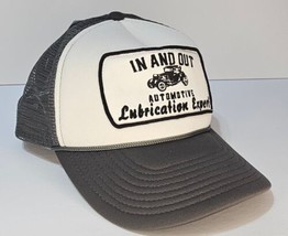 In and Out Automotive Lubrication Expert Hat Cap Strapback Trucker Mechanic New - £12.79 GBP