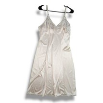 Vintage Maidenform Size 34 Full Slip Dress Non Cling Ivory Cream Nylon Lace  - £17.00 GBP