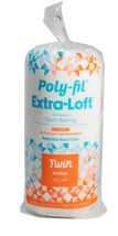Poly-Fil Extra-Loft Quilt Batting, Premium Polyester Batting for Quiltin... - $28.68