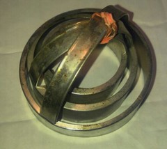 Vintage Set of 3 Round Metal Cookie Cutters Biscuts Various Sizes - £9.47 GBP