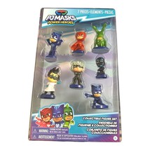 PJ Masks Power Heroes 7 Piece Heroes And Villain Figure Set ages 3+ NEW - £14.23 GBP