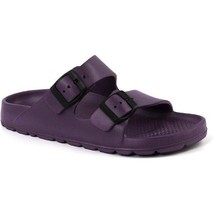 FUNKYMONKEY Women&#39;s Comfort Slides Buckle Adjustable EVA Flat Sandals Pu... - £21.11 GBP