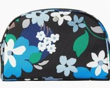 Kate Spade Jae Black Floral Medium Dome Cosmetic Case Pouch WLR00501 NWT... - $33.65