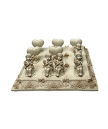 2004 Collectible Avon Ceramic Cherub Tic-Tac-Toe With Decorative Ceramic... - $339.71 MXN