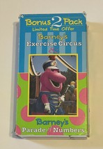 Barneys Exercise Circus/Parade of Numbers (VHS, 1996, 2-Tape Set) - £10.90 GBP