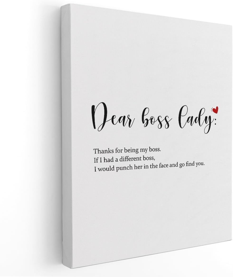 Primary image for Boss Lady Wall Art Boss Lady Gifts for Women Boss Lady Office Decor Gifts for Bo