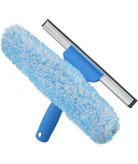 Unger Professional 10&quot; Window Cleaning Tool: 2-In-1 Microfiber Scrubber ... - £18.50 GBP