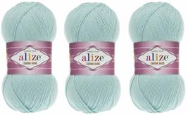 Alize Cotton Gold Yarn 55% Cotton 45% Acrylic Lot of 3 Skein 300gr 1082y... - $27.72
