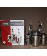 Parini Brand ~ Six (6) Piece ~ Stainless Steel ~ Condiment Set - €43,05 EUR Parini Brand ~ Six (6) Piece ~ Stainless Steel ~ Condiment Set - €43,05 EUR