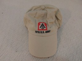 New WWII US Fifth Army Vitronic Four Seasons Cotton Tan Baseball Cap Sty... - $14.57