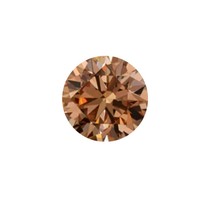 Natural Diamond 2.1mm Round VS Clarity Champagne Brown Color Brilliant Cut Fancy - £46.15 GBP