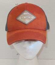 Columbia PFG Performance Fishing Gear Trucker Fitted L/XL Hat Cap Orange... - $14.80