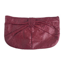 Bellido Leather Purse by Susan Gail Made in Spain Red Textured Vintage Women&#39;s - £18.73 GBP