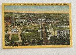 Capitol Plaza North Showing Senate Office Building Washington D.C. Postcard - £7.84 GBP