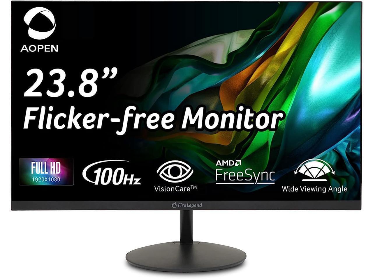 Aopen 24SA2Y HBI 23.8inch Ultra-Thin 1920x1080 100Hz Refresh rate 1ms response t