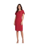 Rare Ribbon Weave Knit Vintage 1950-60&#39;s Pink Dress Size M - $163.35