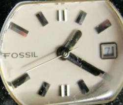 Fossil F2 WR 30m Date All Stainless Steel SilverT Quartz New Battery Woman Watch - £19.05 GBP