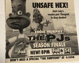 The PJ’s Tv Guide Print Ad Eddie Murphy TPA12 - $5.93