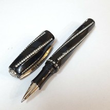 Stylo à bille Visconti noir Divina Royale, fabriqué en Italie - $234.29