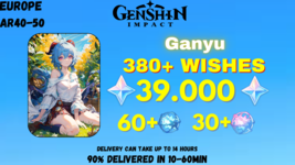 Genshin Impact | Ganyu, 39000 GEMS, 380+ WISHES | EUROPE-show original t... - £28.62 GBP