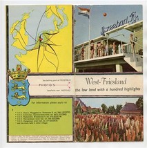 West Friesland Brochure North Holland Hoorn Enkhuizen Medemblik 1950&#39;s - £14.19 GBP