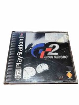 Gran Turismo 2 Black Label Playstation PS1 W/user Manuals &amp; Discs &amp; Tested - £9.74 GBP