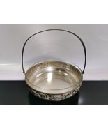 Stunning Rare Brass Silverplated Art Deco Basket LENK AUSTRIA Gutenberg ... - $127.51 CAD