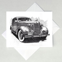 1937 Oldsmobile Note Cards, &quot;Old Blue&quot; - £3.13 GBP+