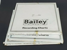 LOT OF 3 BOXES OF 100 NEW BAILEY 250F700T30 RECORDING CHARTS 11.125&quot; 000... - $59.99