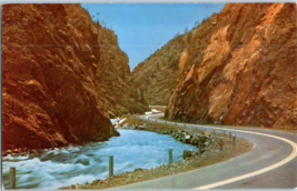 Big Thompson Canyon on the way to Estes Park Colorado Postcard - £15.35 GBP
