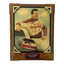 Vintage Alan Kulwicki NASCAR Memorial Plaque – Hooters Racing Portrait – 1990s W - $536.05 MXN