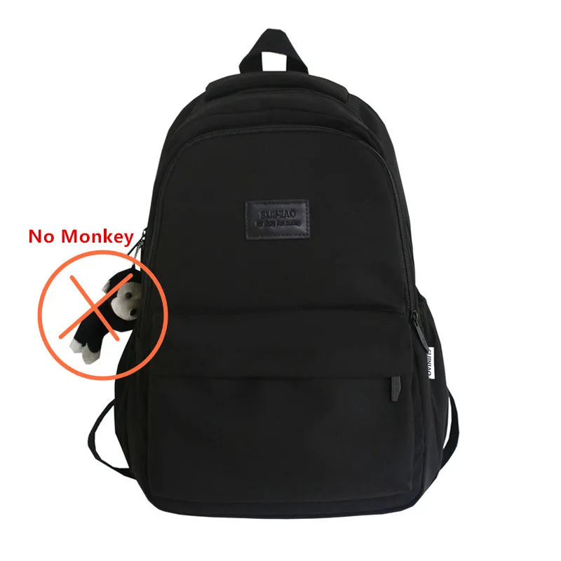 Fenong high school backpack student simple style Waterproof Nylon Backpack Schoo - £104.48 GBP