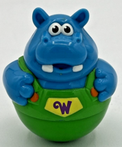 2003 Hasbro Playskool Weebles Blue Hippo Figurine Toy SKU U219 - £15.17 GBP
