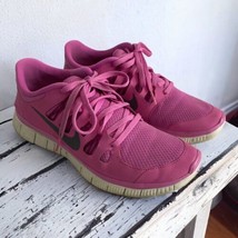 Nike Free 5.0 Women&#39;s Size 9.5 Running Shoes Pink Gray 580591-500 - $41.67