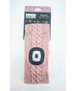 Night Scope Nova Head Warmer Cable Knit Pink Rechargeable LED USB - £12.93 GBP