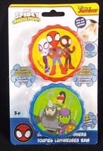 Spidey &amp; Friends Glowing Light Up Bath Spinners 2 pack NEW - $11.95