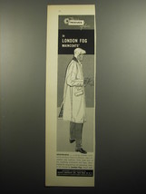1957 London Fog Maincoats Advertisement - Heathcote - £14.44 GBP