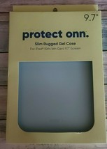 ONN™ Brand ~ Slim Rugged Gel Case ~ For iPad 9.7&quot; ~ Aqua - £11.68 GBP