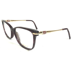 Chopard Eyeglasses Frames VCH215S 0VAA 23KT Gold Plated Brown Cat Eye 54-15-140 - £149.31 GBP