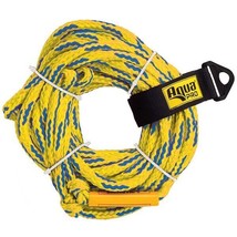 Aqua Leisure 4-Person Floating Tow Rope - 4,100lb Tensile - Yellow - £43.68 GBP