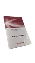2008 Toyota Highlander Owners Manual OEM Free Shipping - $29.69