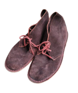 Clarks Originals Desert Boot Burgundy Suede Chukka Shoes 62125 US Size 9... - $44.61 CAD