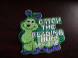 Embroidered Patch Catch the Reading Bug 2004 05 - £10.44 GBP