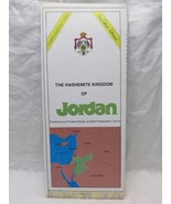 Vintage Israel The Hashemite Kingdom Of Jordan Brochure Map - $59.39