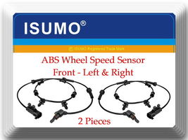 2 X ABS Wheel Speed Sensor ALS1918 Front Left / Right Fits: Wrangler 2007-2017 - £17.62 GBP